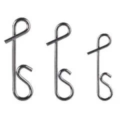 Zite Fishing Knotenlos Verbinder Set 90 tlg. Angelzubehör Größen S,M,L No-Knot-Connecter in Box - 3 verschiedene Größen