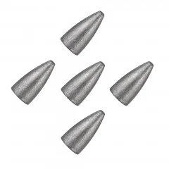 Zite Fishing Bullet Blei Angelgewichte 10g 5 tlg. ideal für Barsch & Zander - 5 Stück in einem Set