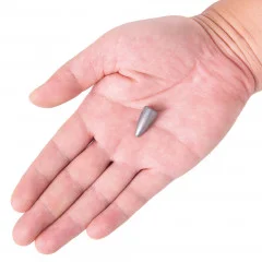 Zite Fishing Bullet Blei Angelgewichte 10g 5 tlg. ideal für Barsch & Zander - Einfache Handhabung