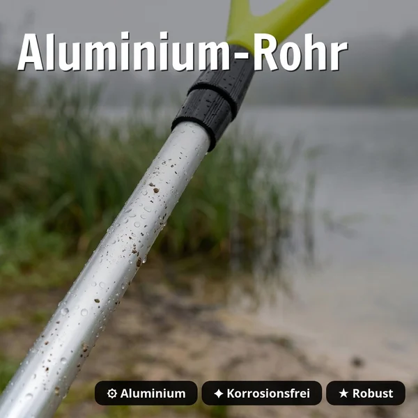 Zite Fishing Teleskop-Rutenhalter 5er Set – 75–135 cm, Aluminium, V-Auflage mit Schnurlaufkerbe - Aluminium-Rohr