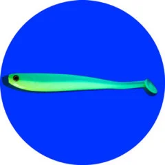 Zite Fishing Inzite Shad Gummifisch Lime Bomb 12 cm - UV-Aktiv