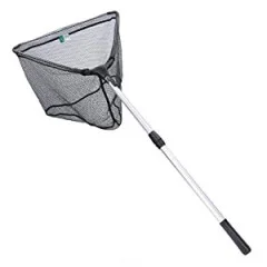 Zite Fishing 1x Teleskoprute 240cm + 1x Rolle bespult + 1x Unterfangkescher 160cm - Teleskop-Unterfangkescher 1,60 m