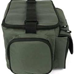 Set mit Kescher 2,10 m, Hakenlöse Zange und Angeltasche klein Zite Fishing - Angeltasche mit wasserdichtem Boden