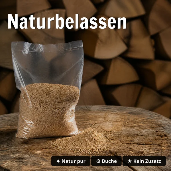 Zite Fishing Räuchermehl Buche 300 g 3er Set - Naturbelassen