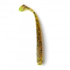 Zite Fishing Gummifisch green pumpkin 15 Stück - Praktische Rückentasche 
