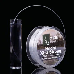 Zite Fishing Fluorocarbon Vorfach-Schnur Hecht 1mm 58kg Beschichtete Angelschnur  - Nahezu unsichtbar