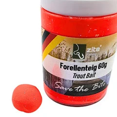 Strawberry Special Edition Forellenteig Set - 3x 60g unwiderstehliche rot/grüne Forellenpaste - Leichte Montage