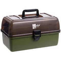 Angelkoffer 3-ladig als Gerätekasten für Angelzubehör 36,5x22x20cm Zite Fishing - Kompakte Maße