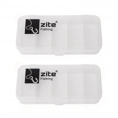 Zite Fishing Forellenwobbler Set 3,9cm 1,5g - 2 robuste Köderboxen