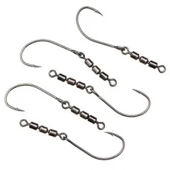 RotateRig Hooks 5 Stück Gr. 4 Rotorhaken Forellenangeln - Schnurdrall verhindern!