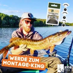 Gummistopper Schnurstopper Zylinder in 3 Gr. S,M & L Zite Fishing - Schnell und flexibel montierbar