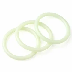 Fluo Ringbissanzeiger Set - 3 Stück Bissanzeiger Ringe - Einhänger Fluoreszierend - 3 teiliges Set