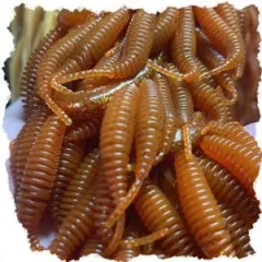 Wiggle Worm Allround Gummiwurm Forelle Mix Käse Aroma 5,5 cm 10 Stück - Maximal beweglich