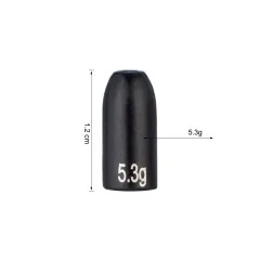 Zite Fishing Tungsten Bullet-Gewichte 3 x 5,3g - Alternative zu Bleigewichten