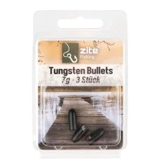 Zite Fishing Tungsten Bullet-Gewichte 3 x 7,2g - Flexibel einsetzbar