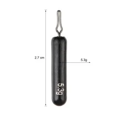 Zite Fishing Tungsten Drop Shot Gewichte 3 x 5,3g - Unentbehrliches Finesse-Zubehör