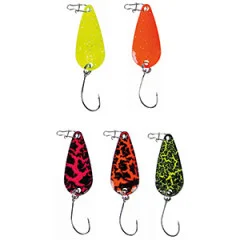 Zite Fishing Forellenblinker Neon 5er Set 3 cm 3 g - 5 Blinker