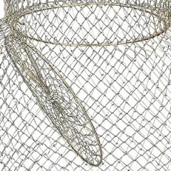 Zite Fishing Drahtsetzkescher Angeln mit Federdeckel 60x40cm - Maße: 60 x 40 cm