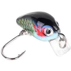 Miniwobbler-Set 10 Stück Forelle Barsch Angeln in Box Zite Fishing - Natürlicher Print