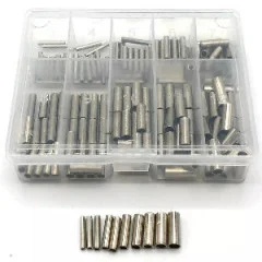 Zite Fishing Klemmhülsen Set Zange + Quetschhülsen Sortiment in Box - 150 Klemmhülsen