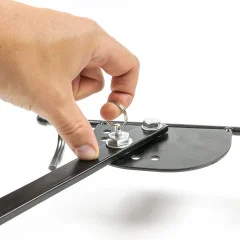 Stellfischruten-Halter Metall Extra Stabil Schwarz Zite Fishing - Einfaches Verstellen