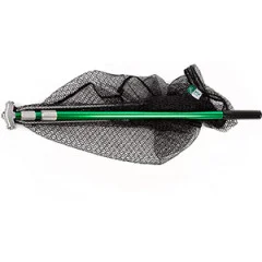 Teleskop Hammerkopf Kescher Gummiert Groß 3m 80x70cm Zite Fishing - Angenehmes Transportmaß