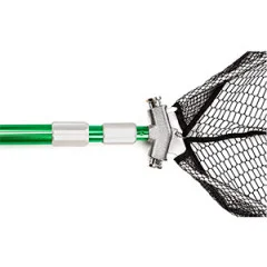Teleskop Hammerkopf Kescher Gummiert Groß 3m 80x70cm Zite Fishing - Hammerkopf-Technik