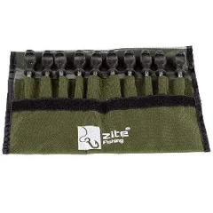 Zite Fishing T-Pegs Zeltheringe Set mit Tasche 10 Stück - Praktische Tasche