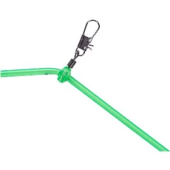 Zite Fishing Anti Tangle Boom Tubes Set Grün 10 Stück 10cm - Mit Sicherheitswirbel