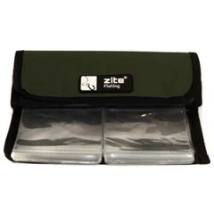 Vorfachtasche Angeln Groß & Faltbar 24,5x12cm Zite Fishing - Robustes Material