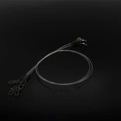 Fluorocarbon Vorfach Raubfisch Angeln 0,4mm 25 cm 4 Stück Set Zite Fishing - Aus 100% Fluorocarbon