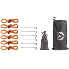 Zamper Tarp Zeltplane grau 3x3 m - Praktisches Zubehör