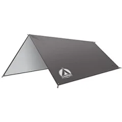 Zamper Tarp Zeltplane grau 3x3 m - Universeller Einsatz