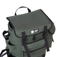 Angelrucksack mit abnehmbarem Kühlfach ISO Rucksack Angeln 55cm Zite Fishing - Ruten- und Kescherhalter sowie Klettverschluss zum Fixieren