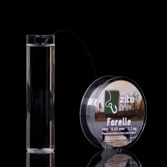 Fluorocarbon Vorfachschnur Beschichtete Angelschnur 30m Forelle Zite Fishing - Nahezu unsichtbar