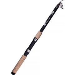 Zite Fishing 2 Teleskopruten 2,70 m + 2 bespulte Angelrollen + Rutentasche 1 m im Set - 2 Karpfen-Teleskopruten 270cm