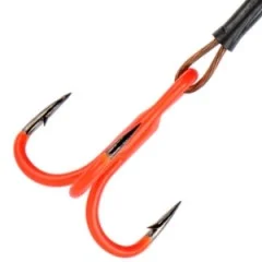 Zite Fishing UV Angsthaken System 7,5cm Drillings-System M Raubfischangeln Fertigmontage  - Mehr Bisse durch UV-Drillinge