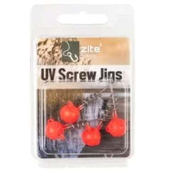 UV Screw-Jigs 5g Jigköpfe Blei Gummiköder Angeln Raubfisch 5STK - Sofort einsatzbereit