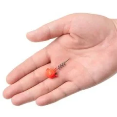 UV Screw Jigs 7,5g Jigköpfe Blei Gummiköder Angeln Raubfisch 5STK - UV-Farbe für Extra-Reiz unter Wasser