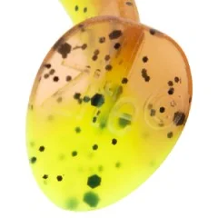 Inzite Pershad Green Pumpkin 8 cm 7 STK Gummiköder Barsch - Lebendiger Lauf dank Schwanzteller-Design