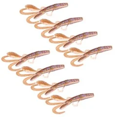 Gummiköder Krebsimitat Barsch & Zander Angeln Inzite Braw Frosty Champagne 8 STK Zite Fishing - Maximales Volumen für große Räuber
