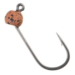 Zite Fishing Tungsten ProSharp Jighaken Größe #6 Naturalmatt Tungstenperle Forelle Angelhaken - Unauffällige Optik für scheue Räuber