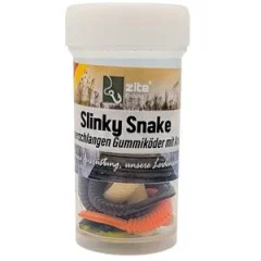 Zite Fishing Slinky Snake Allround Mix Knoblauch 8 cm 8 St. Schlangenförmig Gummi - Unwiderstehliche Aktion