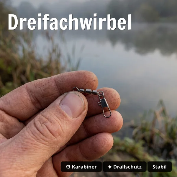 Zite Fishing Schlepp-Posen Set 4g – Laufpose Forelle & Hecht mit Dreifachwirbel - Dreifachwirbel