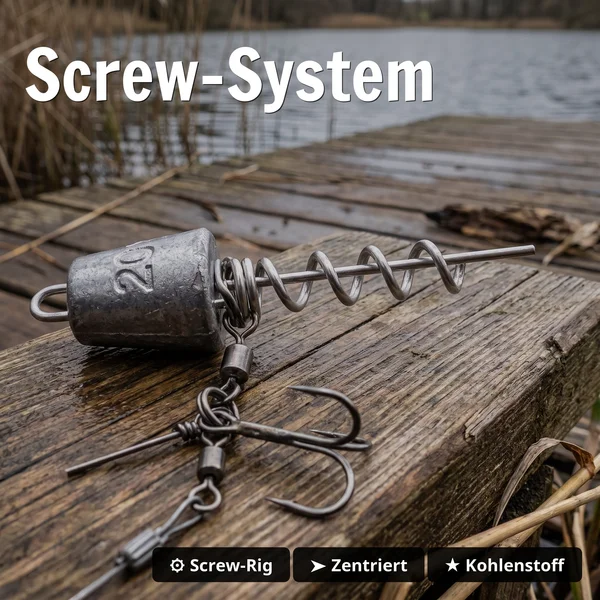 Zite Fishing Variables Hechtsystem L 13cm Natur 5-20g - ideal für Gummiköder 21-26 cm - Screw-System