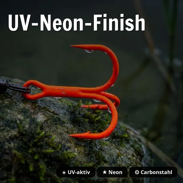 Zite Fishing Variables Hechtsystem L 13cm UV Neon 5-20g - ideal für Gummiköder 21-26 cm - UV-Neon-Finish
