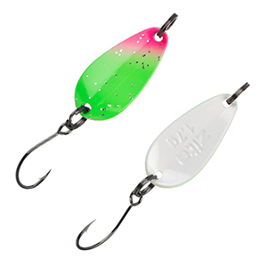 The Troutforce Spoon ZAP! 1,7 g – Glitza Starflare – UV-aktiver UL Spoon für Forellen Zite Fishing  - Farbreiches Design