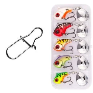Zite Fishing Inzite Pro Stick Starter-Set Zander Spinning Reel Pro 3000 bespult, Jigspinner Neon & Snaps - Sichtbare Schnur und Köderauswahl