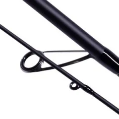 Inzite Base Stick Barsch-Set - 225 cm Angelrute & Spinning Base Reel 2000 bespult + Zubehör - Robuste SIC-Ringe
