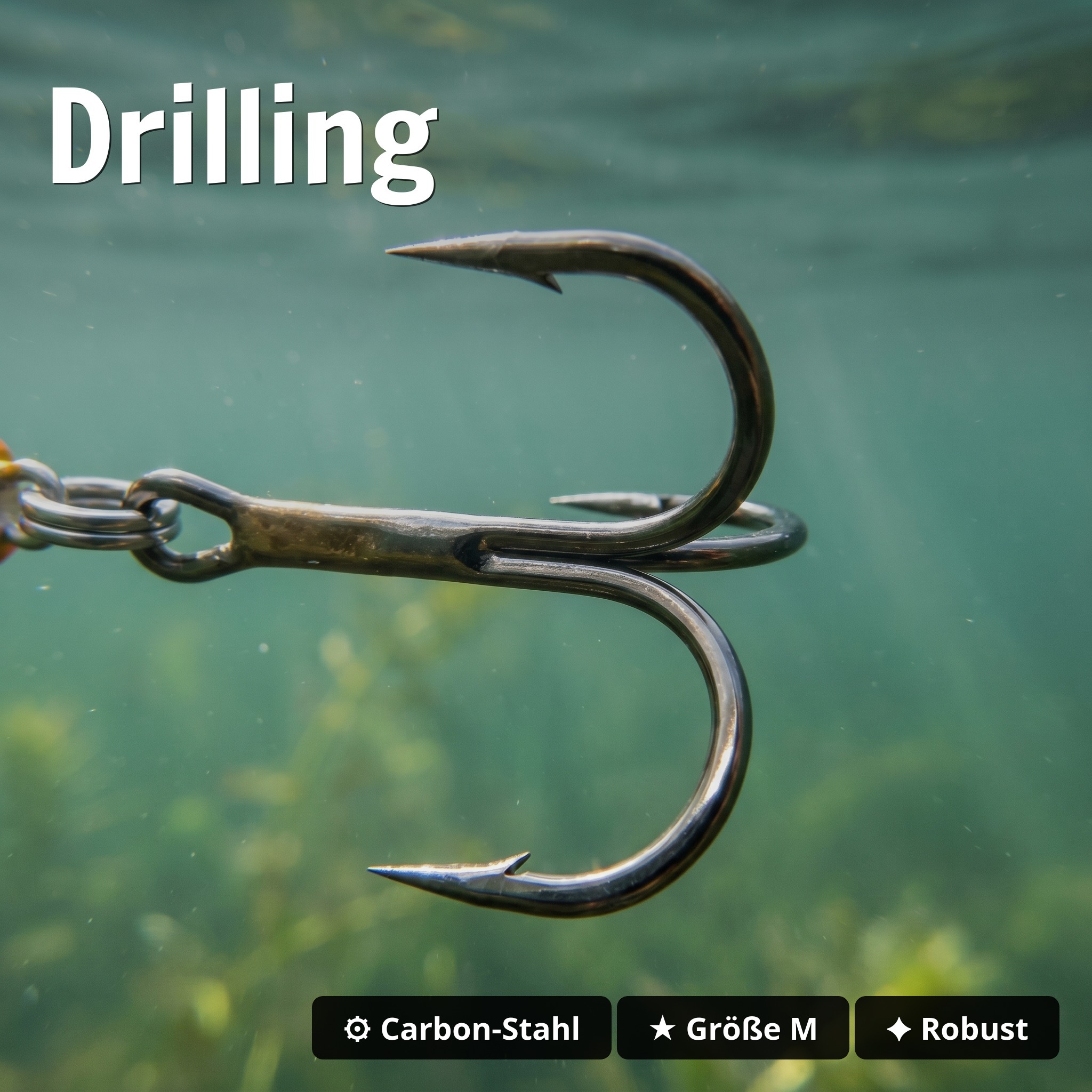 Zite Fishing Jigspinner Set Neon M 10g – 5 Spin-Jigs für Barsch, Zander, Hecht & Forelle - Drilling